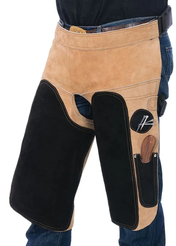 Tough1 Premium Leather Farrier Chaps