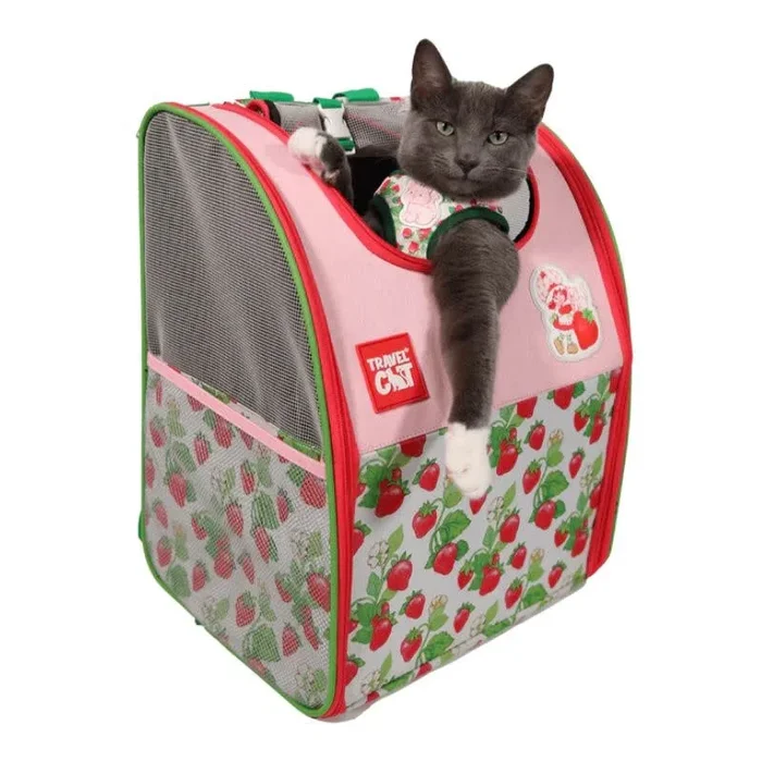 TRAVEL CAT Strawberry Shortcake x Travel Cat Backpack