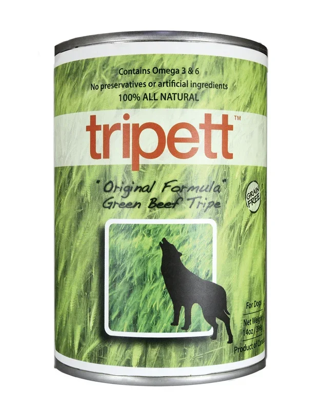 Tripett Green Beef Tripe 13oz Can