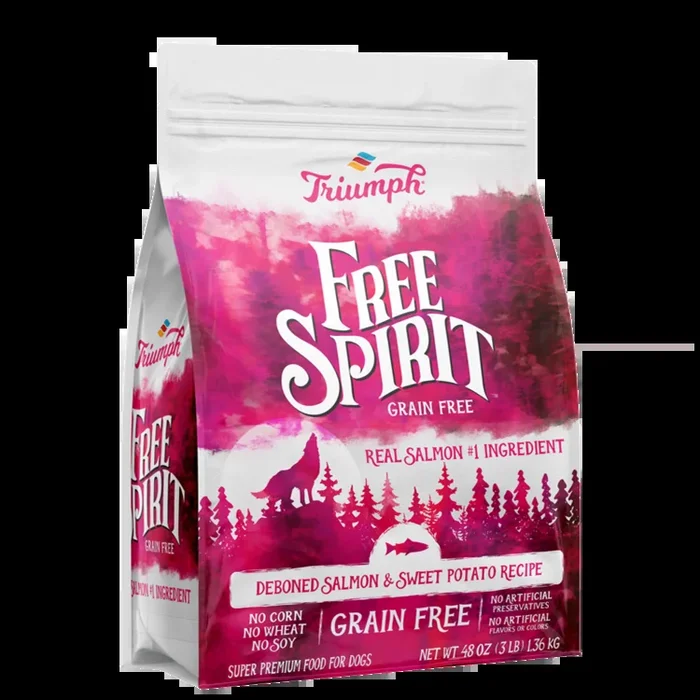 Triumph Free Spirit Grain Free Deboned Salmon and Sweet Potato Dry Dog Food
