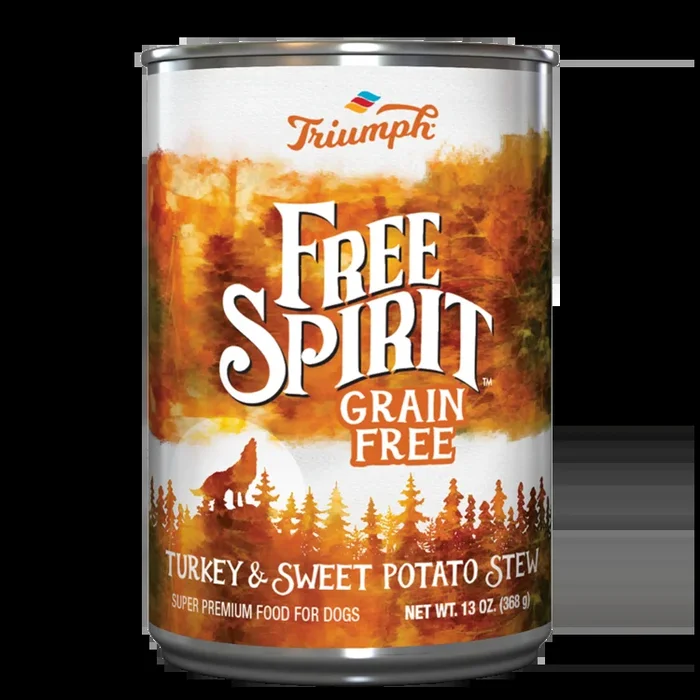 Triumph Free Spirit Grain Free Turkey & Sweet Potato Stew Dog Food