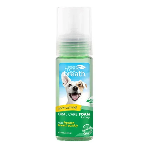 TropiClean Fresh Breath Mint Foam for Pets