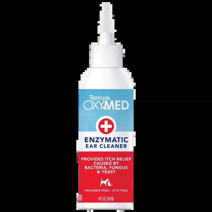 TropiClean OxyMed Enzymatic Ear Cleaner for Pets