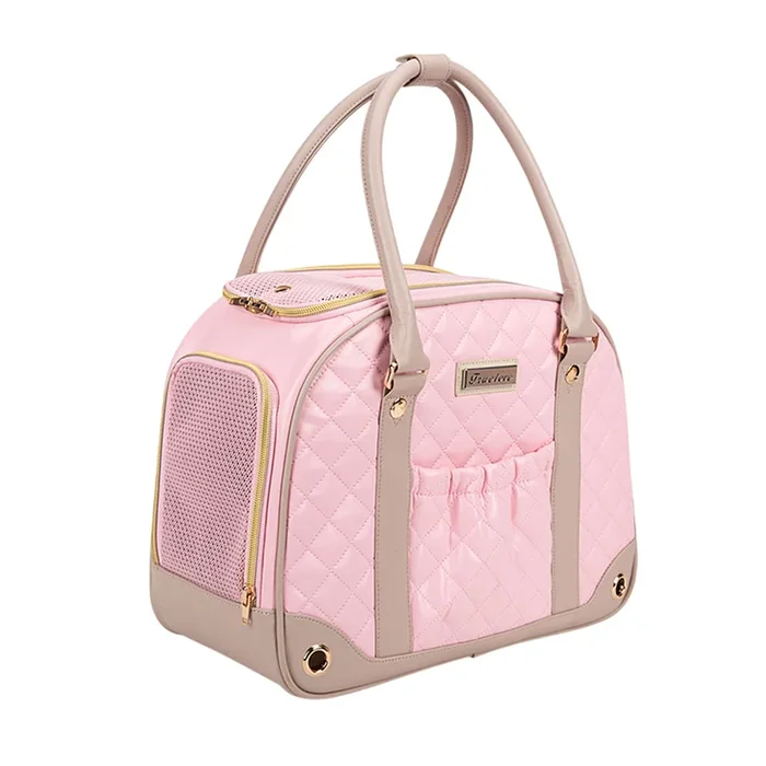 Truelove Chic Pet Travel Handbag for Dogs and Cats (Pink)