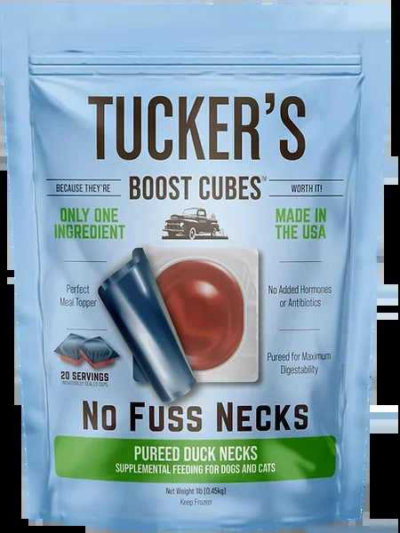 Tucker’s Boost Cubes Pureed Duck Necks