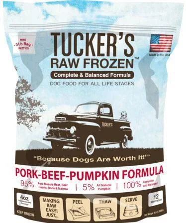 Tucker’s Dog Frozen Pork, Beef & Pumpkin