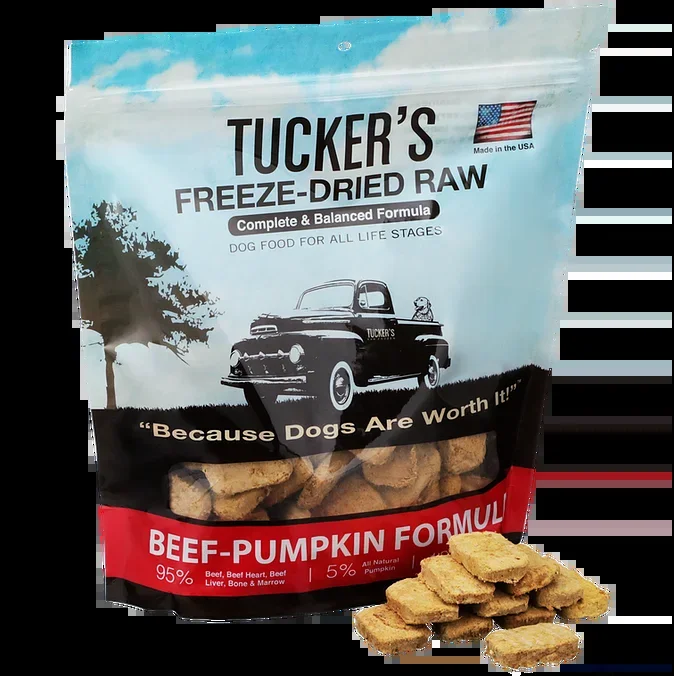 Tucker’s Freeze-Dried Raw Beef-Pumpkin Dog Food