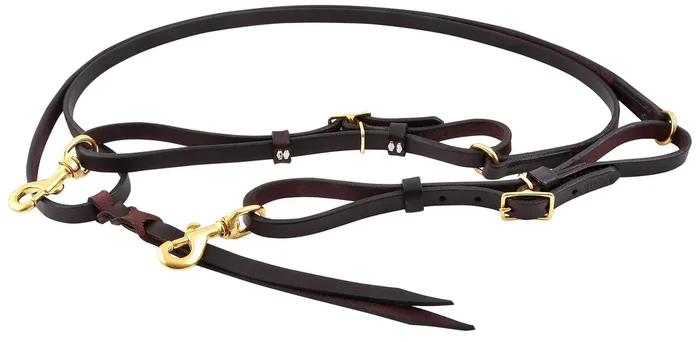 Tucker Leather Adjustable Trail Rein