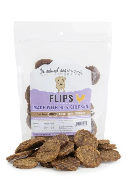 Tuesday’s Natural Dog Co. Chicken Flips Dog Treat