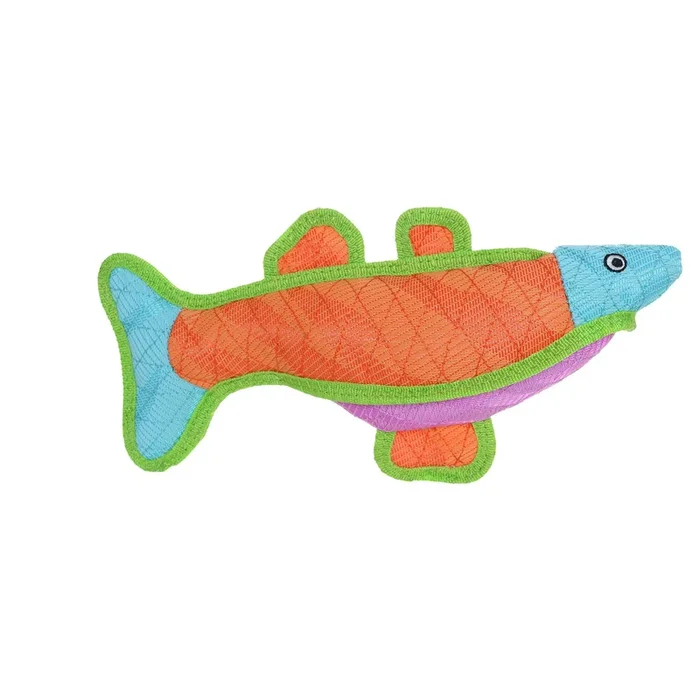 Tuffy Dog Toys – VIP Products – DuraForce Fish – Durable, Squeaky Dog Toy