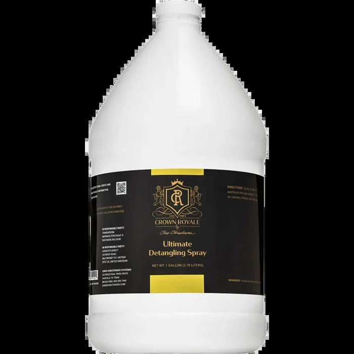 Ultimate Detangling Spray 1Gallon by Crown Royale