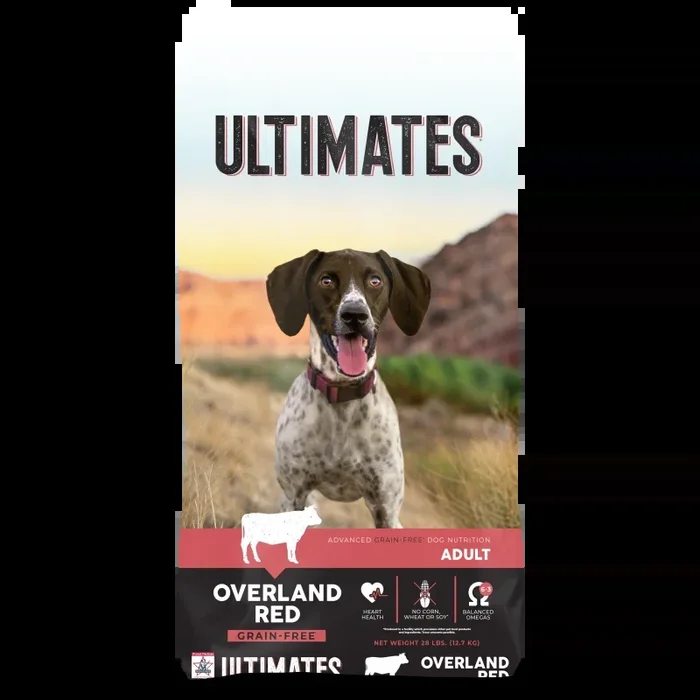 Ultimates Grain Free Dry Dog Food – Overland Red – 28lb Bag