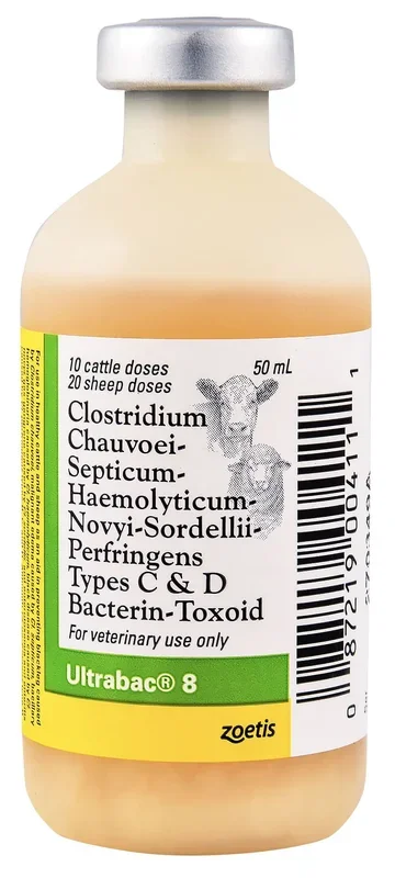 Ultrabac® 8 Blackleg Vaccine for Cattle & Sheep
