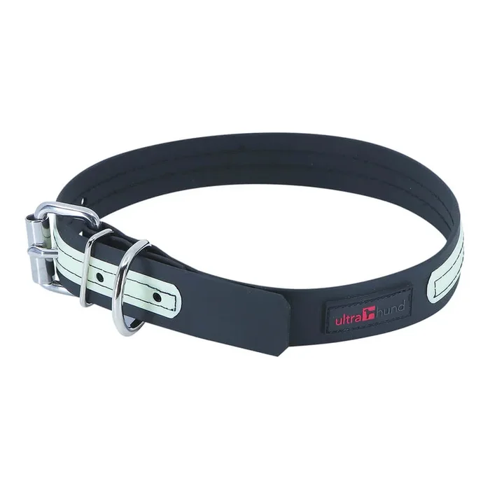 Ultrahund Play Glow Dog Collar, 1″ Wide, 18″ Long, Fits 16″ to 20″