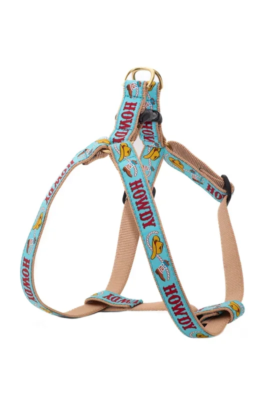 Up Country Howdy Blue Dog Harness