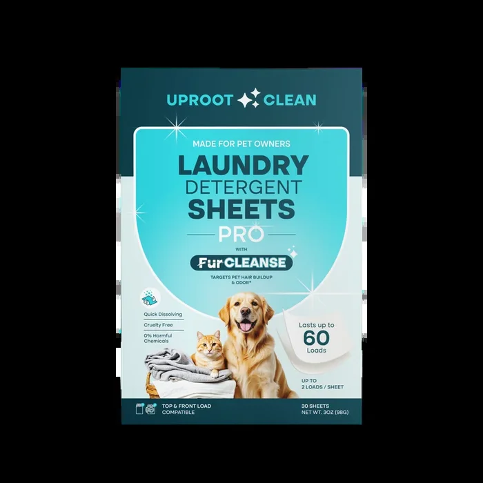 Uproot Clean Laundry Sheets – Made for Pet Owners
