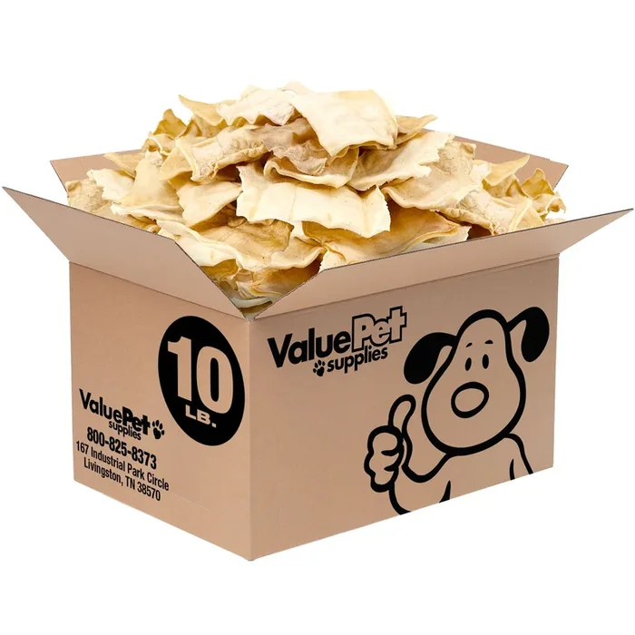 ValueBull USA Rawhide Chips, 10 Pound Bulk Pack