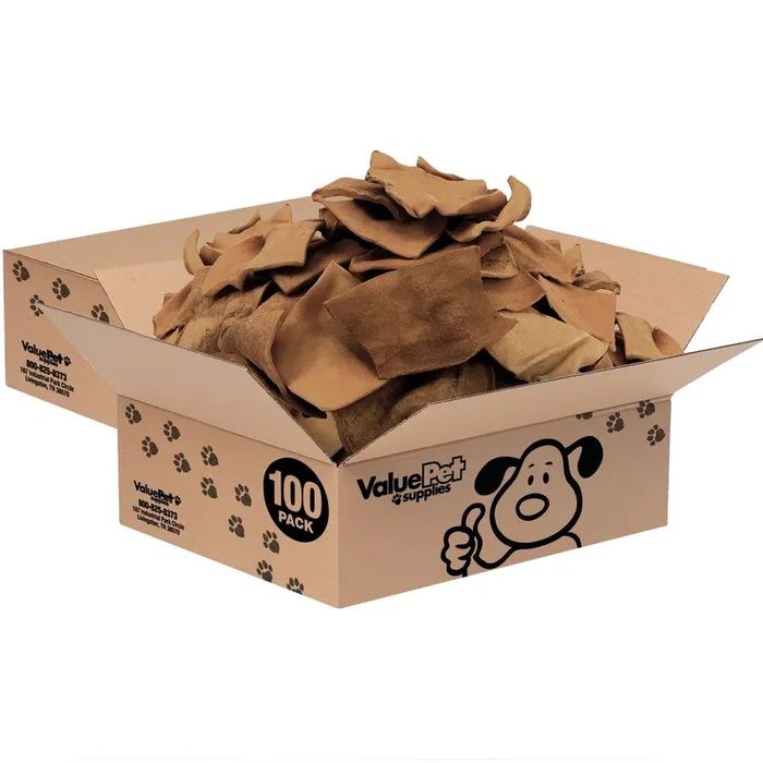 ValueBull USA Rawhide Chips, Smoked, 200 Count Bulk Pack