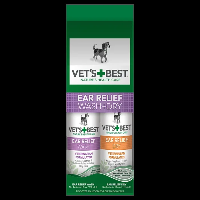 Vet’s Best Ear Relief Wash + Dry