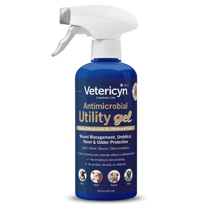 Vetericyn Antimicrobial Utility Gel for Animals 16 oz.