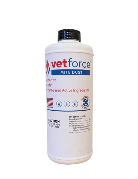 Vetforce Mite Dust 1.5 All Natural and amazing!!