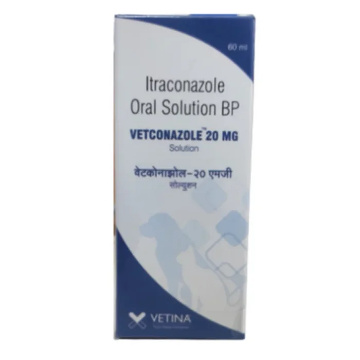 Vetina Vetconazole Solution 20mg for Dogs and Cats