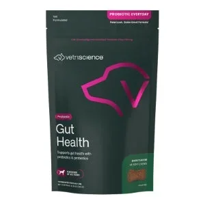 VETRISCIENCE DOG GUT HEALTH CHEWS – 45 COUNT