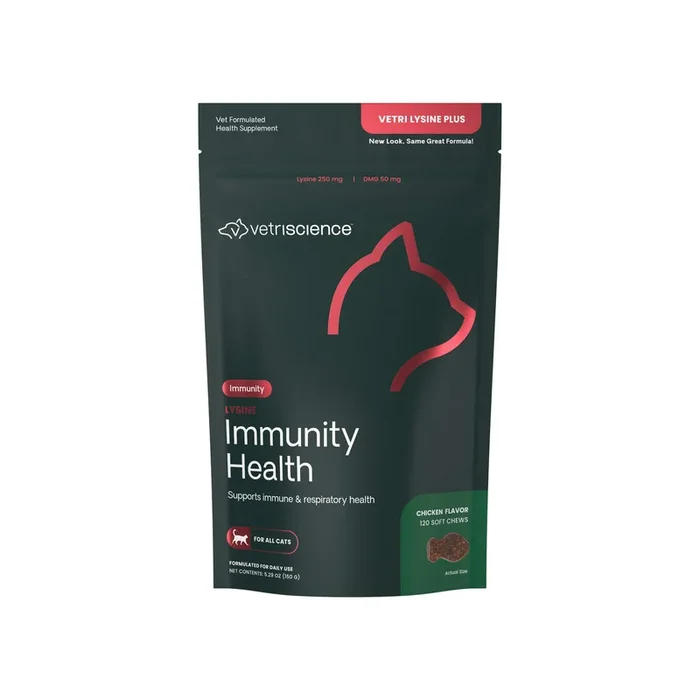 VetriScience Lysine Immunity Health Supplement for Cats