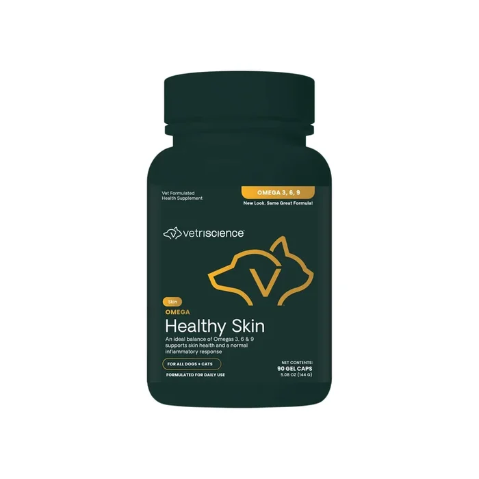 VetriScience Omega Skin Health Supplement for Dogs & Cats