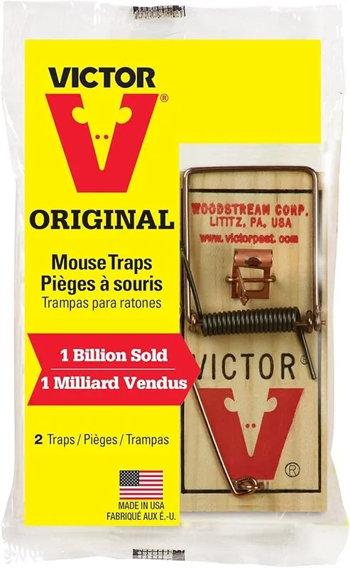 Victor Metal Pedal Mouse Trap 2 Pack