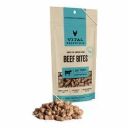 Vital Essentials Dog Freeze Dried Treat Bites Beef