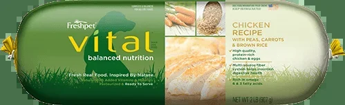 Vital® Balanced Nutrition Chicken Dog Food Recipe With Peas, Carrots & Brown Rice