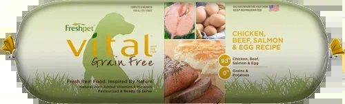 Vital® Grain Free Chicken, Beef, Salmon & Egg Dog Food Recipe