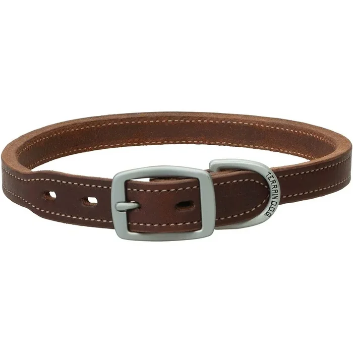 Weaver Leather – Terrain D.O.G. Oiled Harness Leather Hybrid Dog Collar