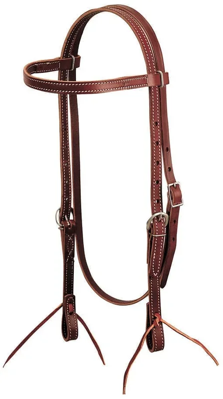 Weaver Leather Browband Headstall, Latigo
