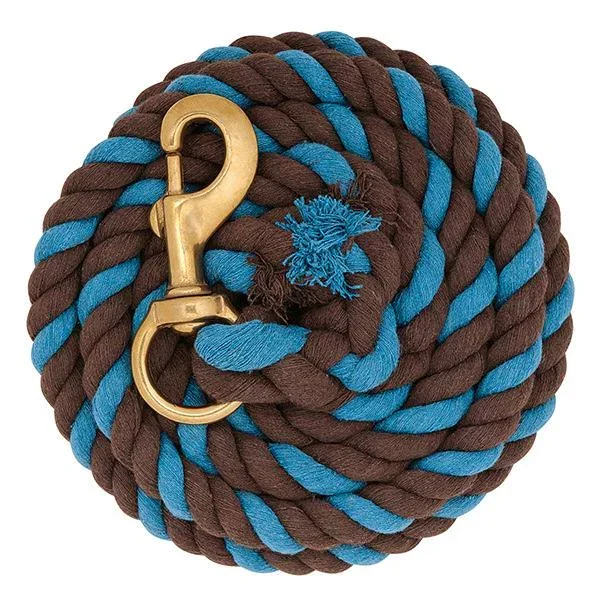 Weaver Leather Cotton Lead Rope With Brass Plated 225 Snap