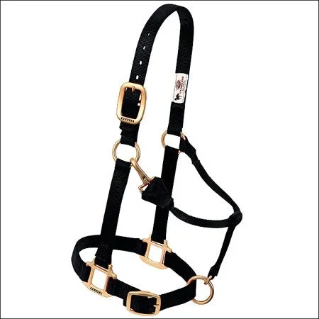 Weaver Original Adjustable Chin and Throat Snap Halter 1″