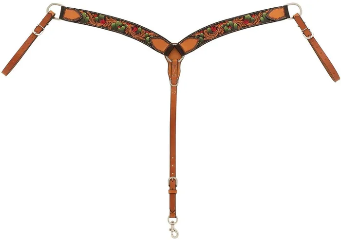 Weaver Turquoise Cross Cactus Contoured Breast Collar
