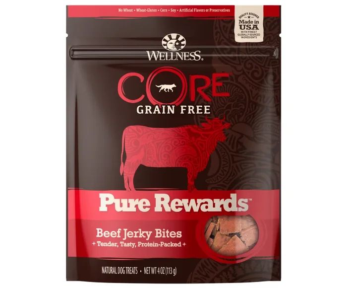 Wellness – CORE Pure Rewards Grain-Free Beef Jerky Bits Dog Treats