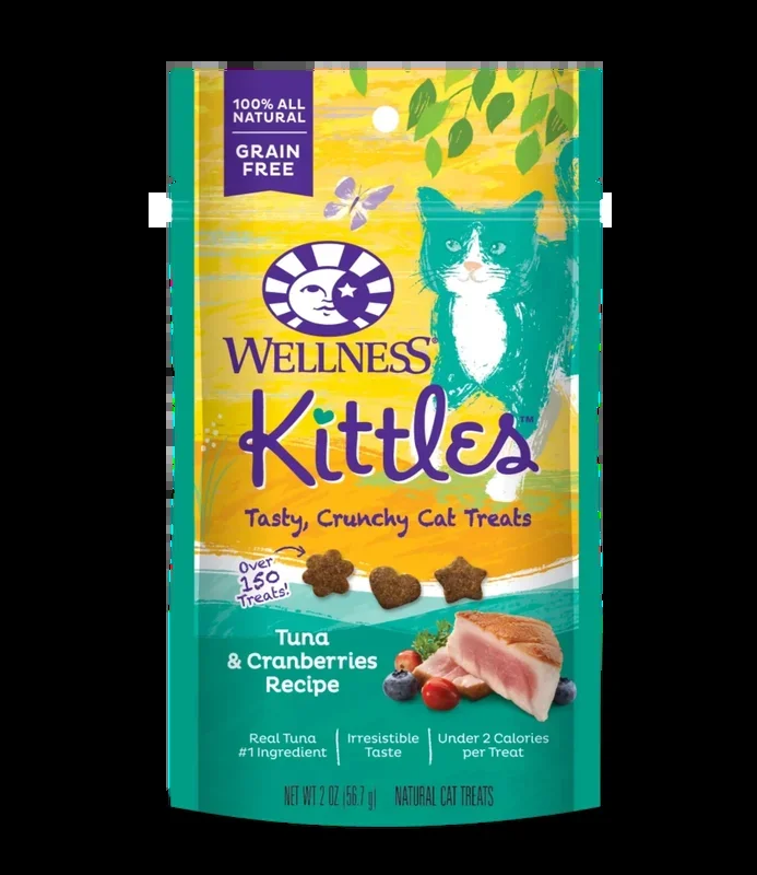 Wellness Kittles™ Tuna & Cranberries Recipe, Cat Treat, 2-oz