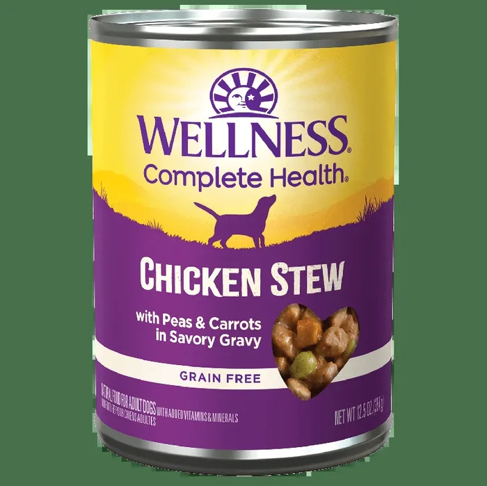 Wellness® Chicken Stew Wet Dog Food, 12.5-oz Case of 12