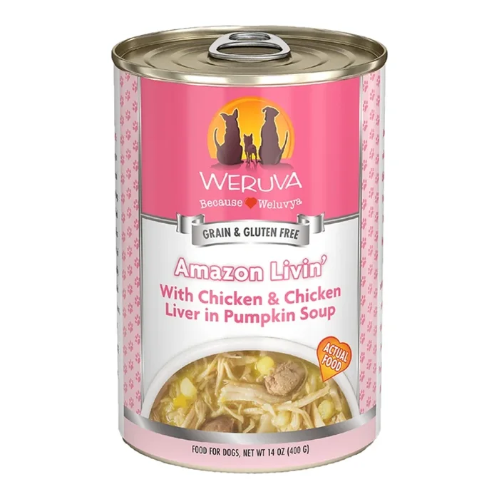 Weruva Amazon Livin’ Wet Dog Food 14oz