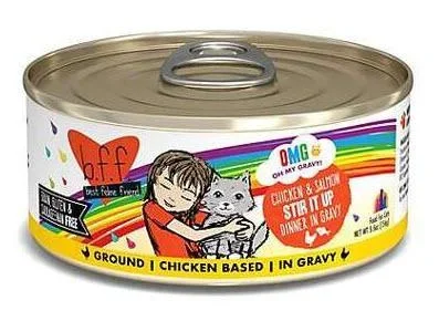 Weruva Cat BFF OMG Can Minced GF Chicken & Salmon – Stir It Up 5.5oz