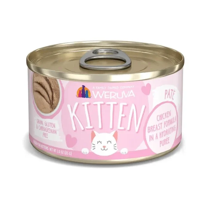WERUVA Kitten Chicken Breast Puree Case 12/3OZ