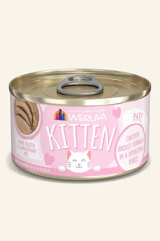 Weruva Kitten Pate Chicken Breast Puree Wet Cat Food