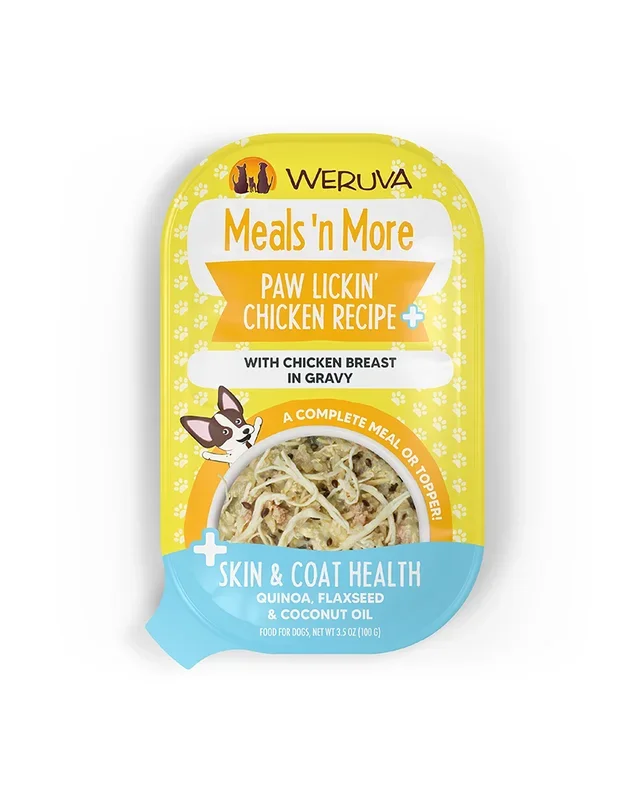Weruva Paw Lickin’ Chicken Plus Skin & Coat Health Wet Dog Food 3.5oz