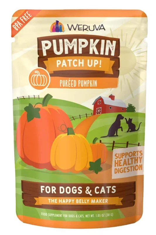 Weruva Pumpkin Patch Up! Pumpkin Puree Pouch Pet Supplement