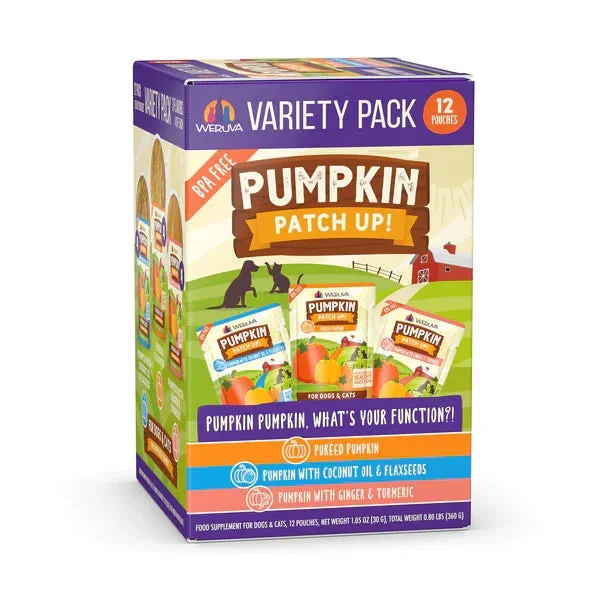 Weruva Pumpkin Patch Up Variety Pack, Pet Supplement, 1.05-oz Case Of 12