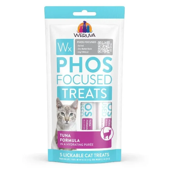 WERUVA WX Lickable Cat Treat Tuna 5 PK
