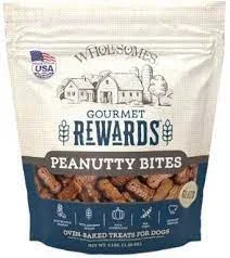 Wholesomes Gourmet Rewards Classic Peanutty Bites Treats FOR DOGS